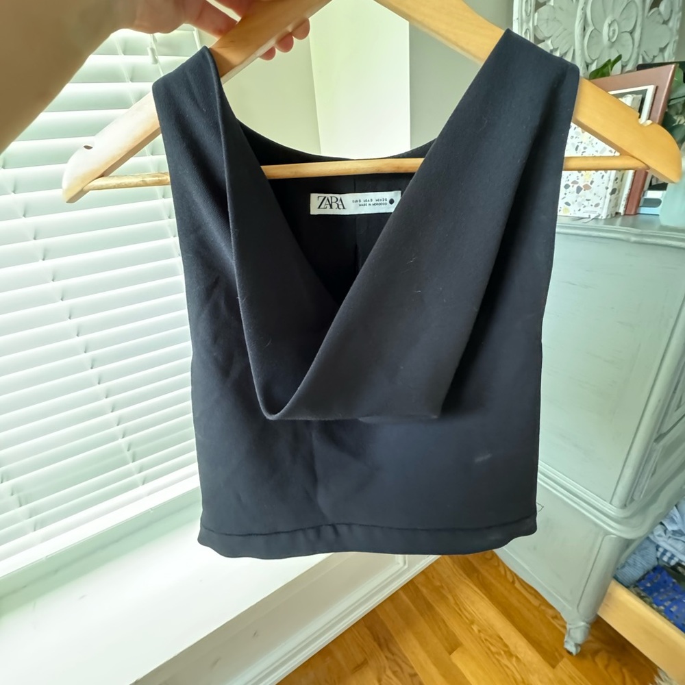 Cowl neck Zara top